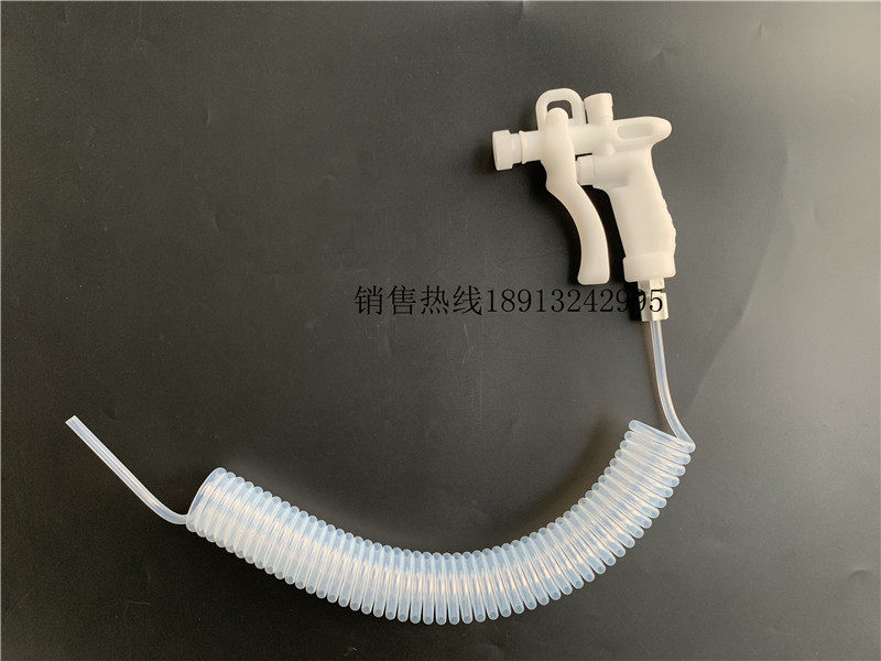 JOSOT nitrogen spray gun PP water gun PP air spray gun FEP spring tube telescopic tube acid and alkali corrosion resistance