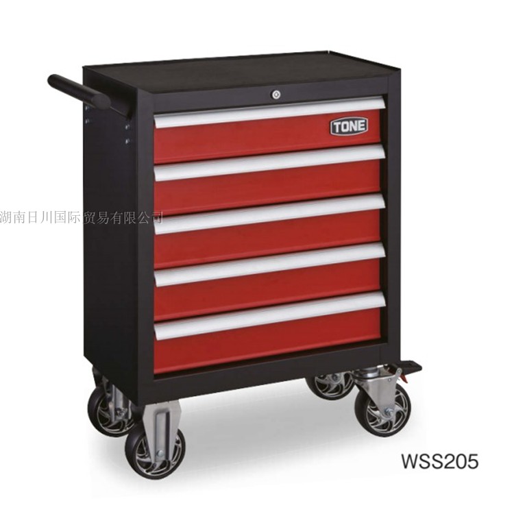 Japan TONE front field WSS205 universal wheel push tool car combination suit wrench drawer containing box cabinet