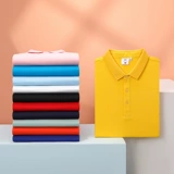 Элитная футболка polo для работы, хлопковая летняя футболка с коротким рукавом, делается под заказ, с вышивкой, с печатью вашего логотипа