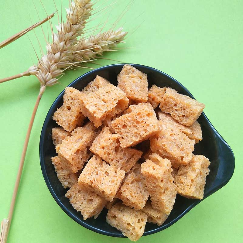 Farm dried noodles baked dried Bran Handmade small pieces Sixi baked Bran mixed with cold skin partner Shabu-shabu hot pot barbecue ingredients