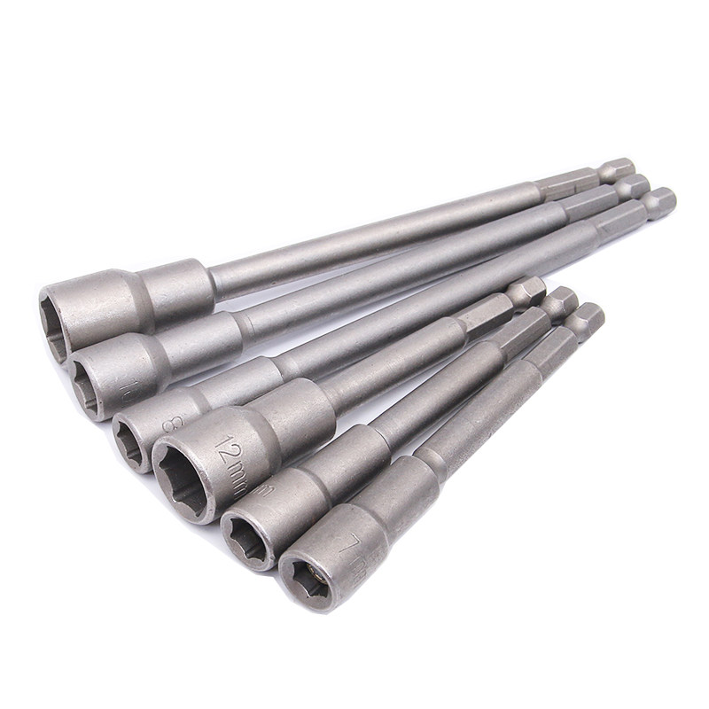 Six - angle handle extended and deepened pneumatic kit set electric screw sleeve sleeve pump wrench tool 100 - 150mm