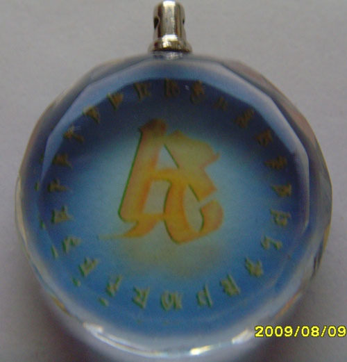 Crystal big day like coming to light and true spell Wheel pendant Buddhist Supplies