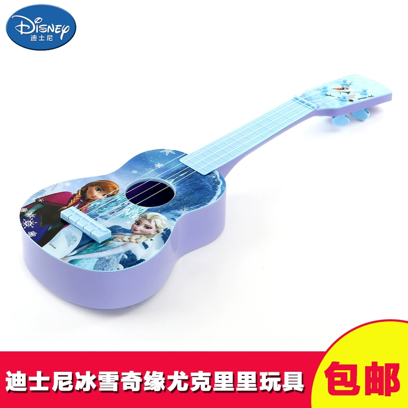 Disney Frozen Princess Aisha Children Guitar Simulation Có thể chơi Girls Nhạc cụ Đồ chơi Quà tặng sinh nhật - Đồ chơi âm nhạc / nhạc cụ Chirldren