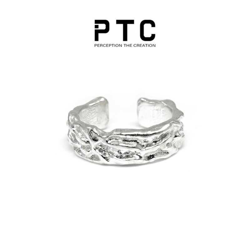 PTC simple cold wind niche design texture S925 sterling silver no pierce ear bone ear bone ear clips men's and women's versatile unisex model
