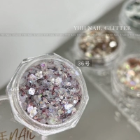 Блестки для ногтей, 36 оттенок