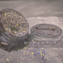 Sakura Hemi glitter (40# Hao Bai) fine powder pearl powder texture imported limited powder