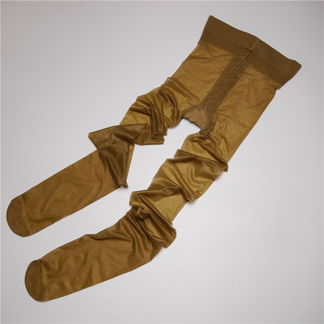 T crotch bronze oily healthy sexy pantyhose glossy stockings women summer ບາງ oily crotch