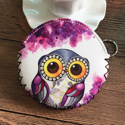 Креативный маленький кошелек, сумка через плечо, мультяшный бумажник, свежая небольшая сумка, ретро ключница, монеты, простой и элегантный дизайн