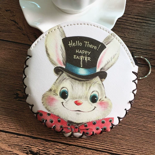 Креативный маленький кошелек, сумка через плечо, мультяшный бумажник, свежая небольшая сумка, ретро ключница, монеты, простой и элегантный дизайн