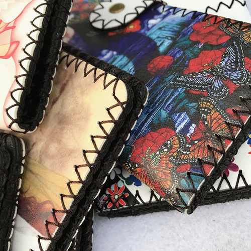 Этнический длинный бумажник из провинции Юньнань, кошелек, картхолдер, этнический стиль, городской стиль, китайский стиль, подарок на день рождения