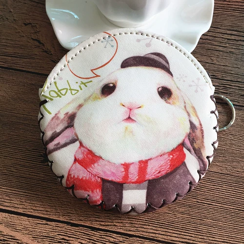 Креативный маленький кошелек, сумка через плечо, мультяшный бумажник, свежая небольшая сумка, ретро ключница, монеты, простой и элегантный дизайн