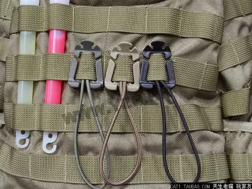 Новый ITW с эластичной веревкой, висящей 1 -дюймовой лямкой Tidelle Fixing Buckle Wire Clip Окрашивание лямочной лямки