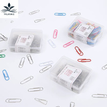 Milan Metal Card Clip back shaped needle floral art greeting card tunic hand DIY material stationery binding long tail clip