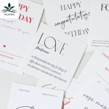 Милан Ins Style Simple English Greeting Card Clorks Bundle Decorative Tag Festival Festival Card Card Cassion Card Dlessing Diy