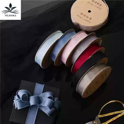 Bouquet Ribbon Ribbon Bow Ribbon 2 5cm Korean burrs Ribbon Ribbon Gift Packaging Hair Trim Material Bag
