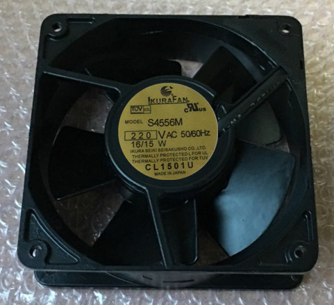 Japan imports 12038 high temperature resistant ventilator 200-degree oven cabinet full metal fan 220V S4556M