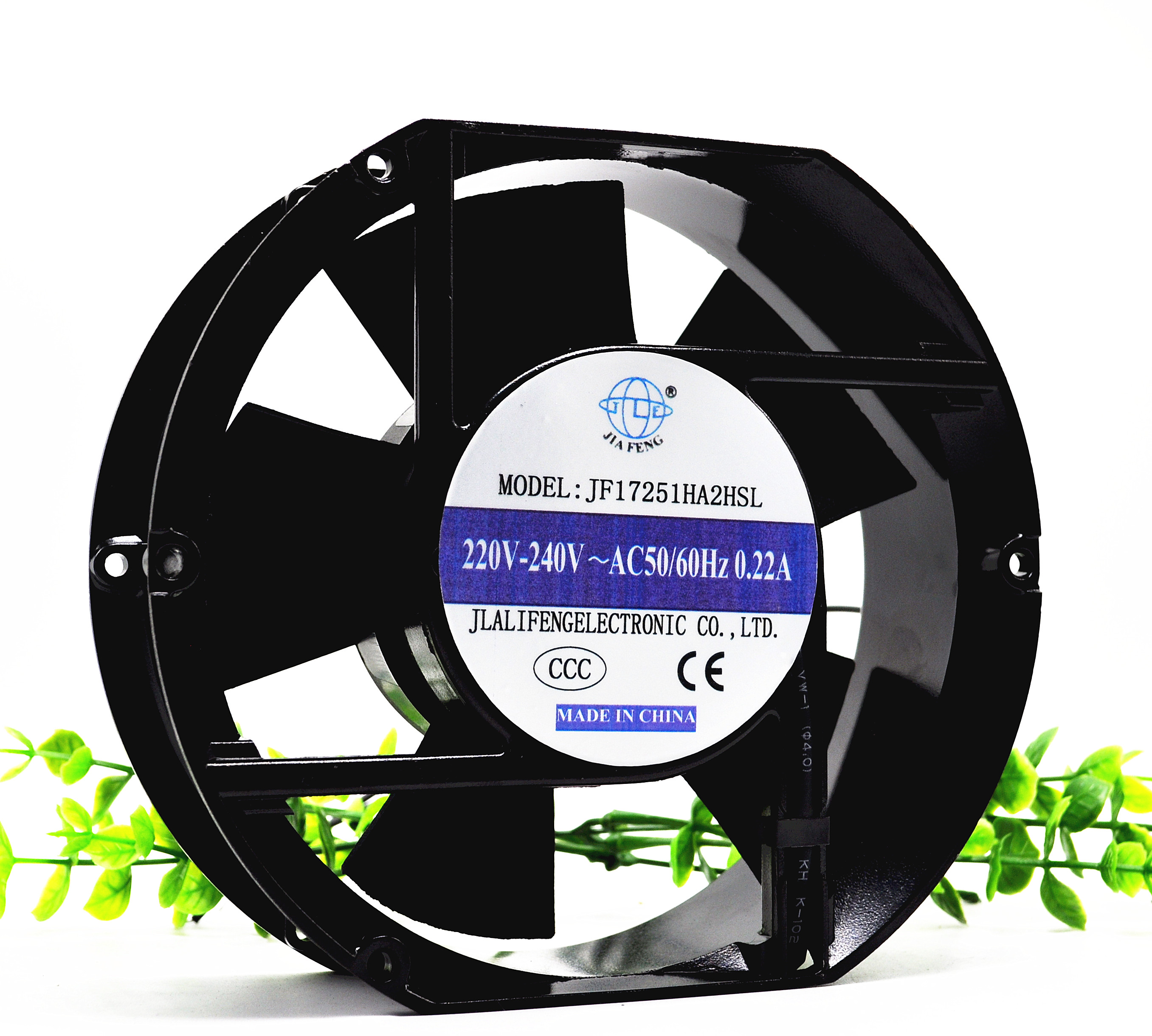New JIAFENG JF17251HA2HBL HSL 220V 0 22A 17cm cm Cooling fan