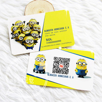 Small cute cartoon business card design print fashion Taobao seller creative micro commerce general industry personal online shop