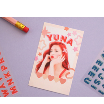 Spot) Korea Chasing Star Account Material Creative DIY English Sticker Mobile Paret Style Decoration