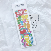 Spot) South Koreas photo star card decoration sticker hand account Computer mobile phone decoration sticker