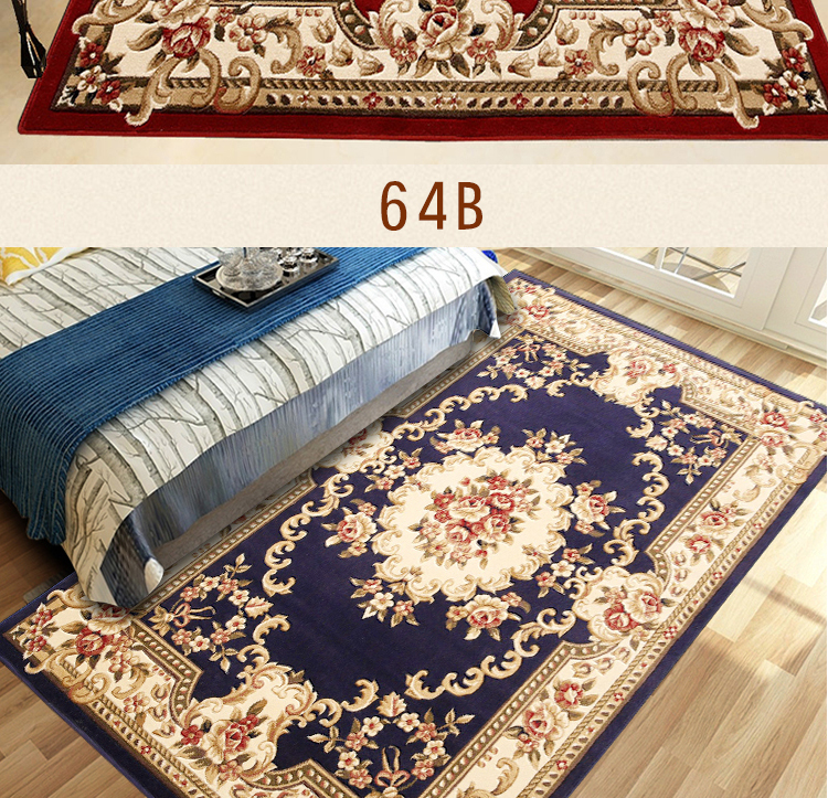 Thảm lớn phòng khách thảm phong cách châu Âu bàn cà phê mat giường sofa phòng ngủ đầy đủ cửa mat hình chữ nhật hộ gia đình thảm sàn - Thảm thảm nhà