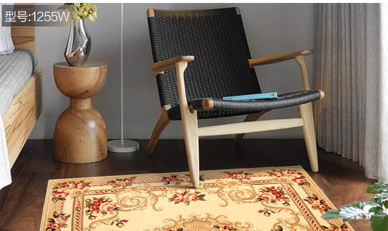 Phòng ngủ châu Âu nhà tấm thảm nhà cửa mat dày cửa vuông sàn mat foyer phòng khách mat foyer mat - Thảm thảm 3d phòng khách