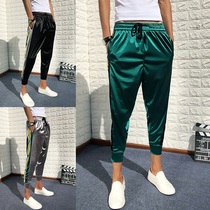 Social people pants spirit guy summer casual pants men fast hand net red pants social people cat head tide Haren pants