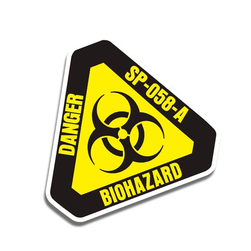 Автомобильные наклейки Yunchuang, наклейки с предупреждением об опасности, наклейки с предупреждением о биологической безопасности на крышке топливного бака, водонепроницаемые светоотражающие наклейки