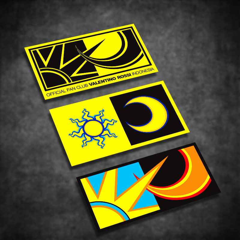 Cloud startups glued to YAMAHA Yamaha 46 Rossi sunday motorcycle sticker reflective applie-Taobao