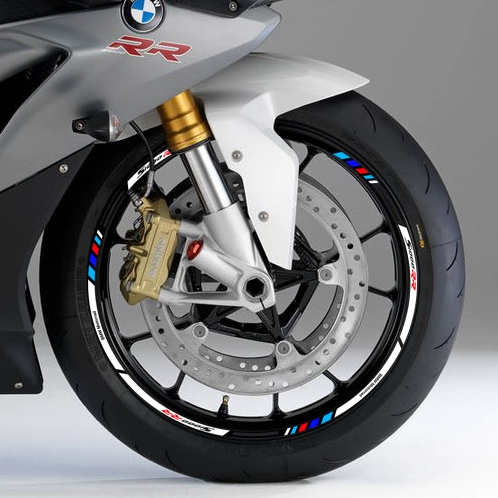 Наклейка на ступицу колеса мотоцикла BMW S1000RR S1000R, модифицированная водонепроницаемая светоотражающая наклейка с цветком на обод колеса
