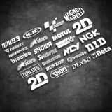 Электрические модифицированные педали, светоотражающая наклейка, комплект