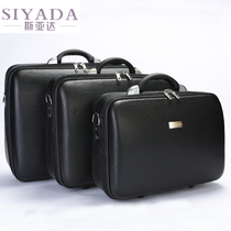 Business suitcase Leather briefcase suitcase shoulder backpack Computer password box Instrument and equipment ticket boarding box