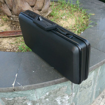 Aluminum frame ABS picture box custom portable toolbox Sub-musical instrument lock handle accessories Mahjong box