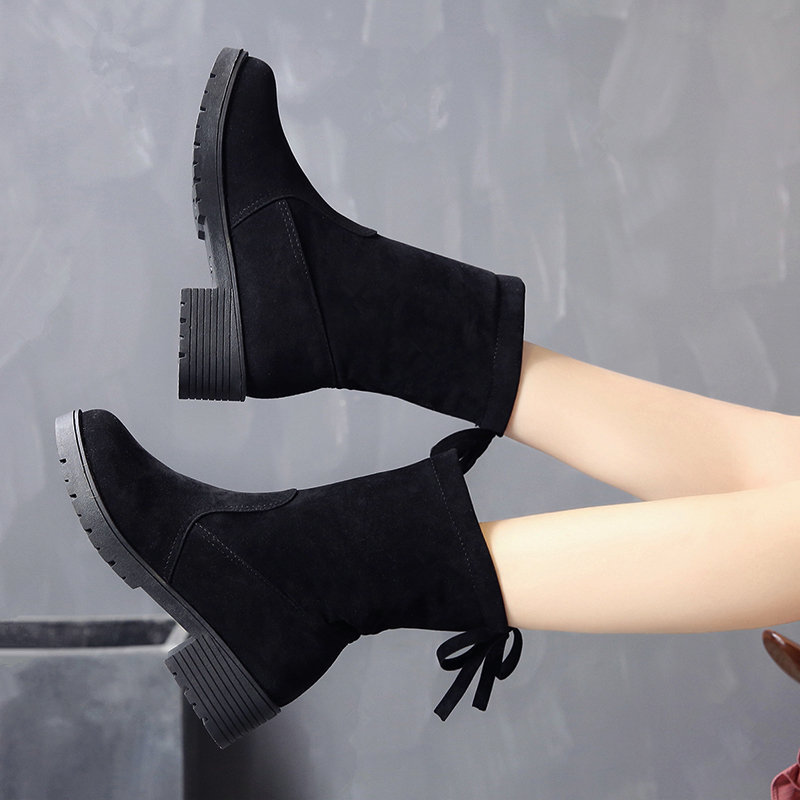 Bottes mi-saison femme en Caoutchouc - Ref 3251609 Image 1