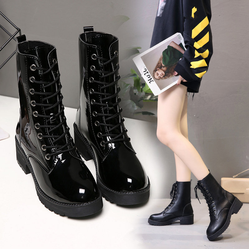 Bottes mi-saison femme en Caoutchouc - Ref 3250757 Image 1