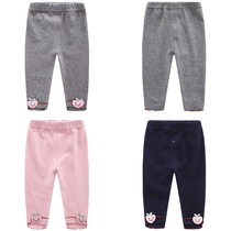 (Broken code clearance) Korean version of female baby leggings autumn 0-1-1-2-3 years old girl Autumn dress one year old