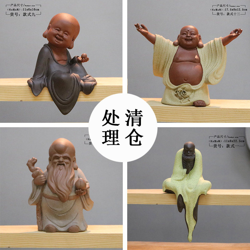 New Chinese Zen Ceramic Figure Ornament Tathagata Guanyin Creative Buddha Chinese Style Home Crafts Decoration