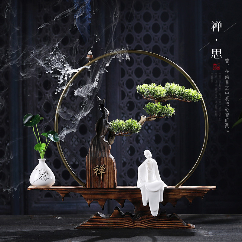 New Chinese Zen Ornaments Creative Home Living Room Entrance TV Cabinet Office Club Soft Decoration Decorations