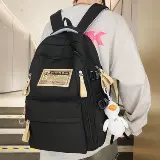 Ранец, вместительная и большая сумка через плечо, ноутбук для школьников, рюкзак для отдыха, для средней школы, подходит для подростков, подходит для студента