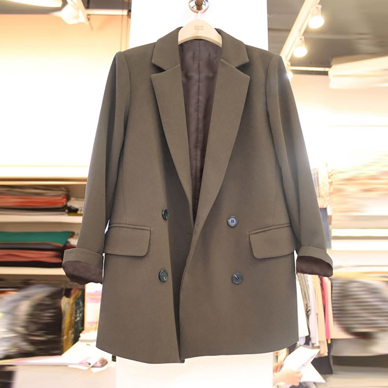 Small suit jacket female spring autumn 2022 new Korean version loose with slim design sensation The small crowd casual Western suit jacket