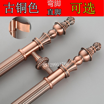 Shop European-style handle Surface-mounted framed door Luxury big handle Villa copper door handle Retro wooden door handle Bronze