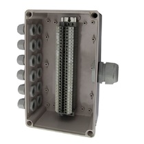 One in twelve out outdoor waterproof junction box with terminal plastic wire box photovoltaic combiner box power distribution box