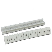 UK terminal block accessories ZB6 printing label strip waterproof junction box accessories UK-5N digital label number strip