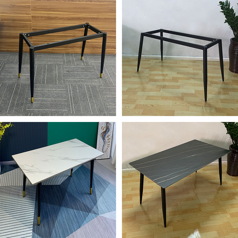 Italian Extreme Minimalist Rock Plate Table Legs Table Feet Metal Support Feet Light Lavish Tea Table Legs Desk Feet Bracket Base