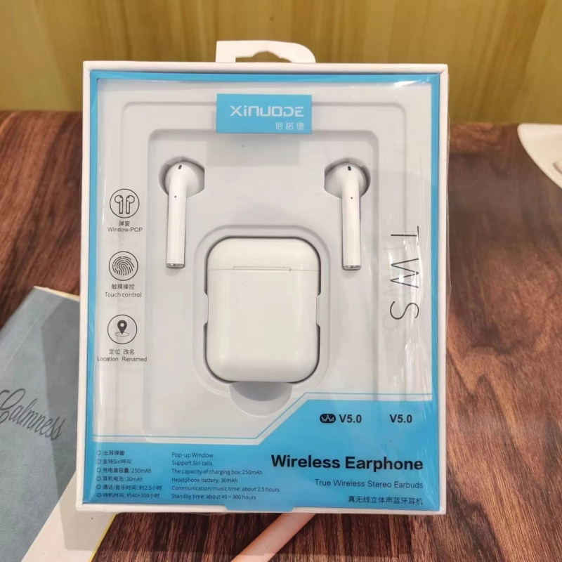 Minxin Nordyou Wireless Stereo Headphones Are Suitable for Android Charging Cases for Listening to Music and Making Calls, Bluetooth Earphones in a Box