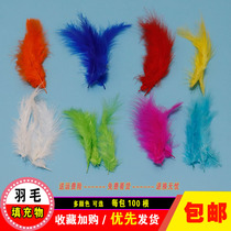 Feather filler 200 handmade DIY gift box decoration dream catcher bouquet Bobo ball transparent skyburst balloon