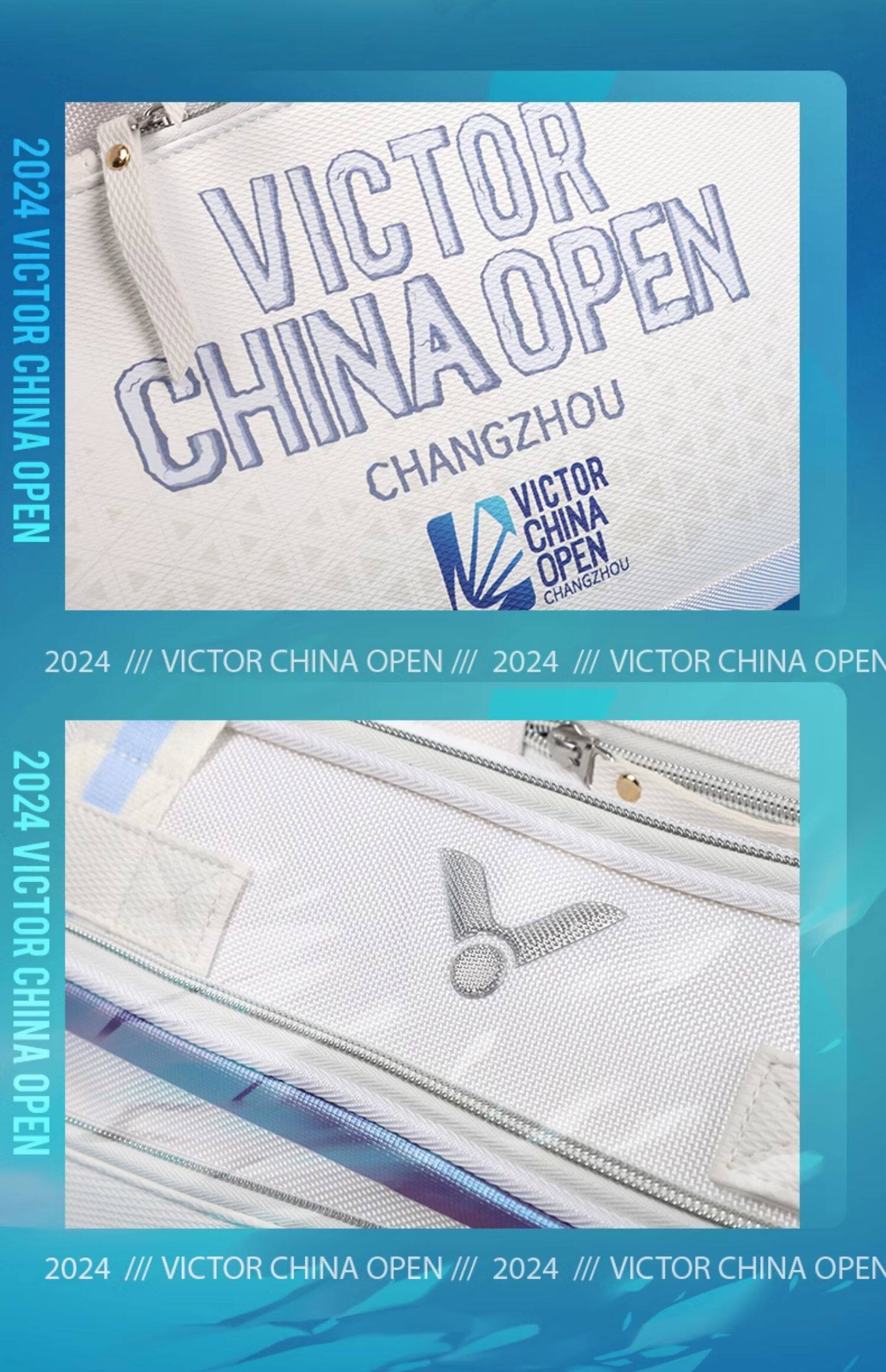 Сумка для ракетки victor威克多胜利br9615cps胶囊羽毛球矩形包br5643多隔层大容量