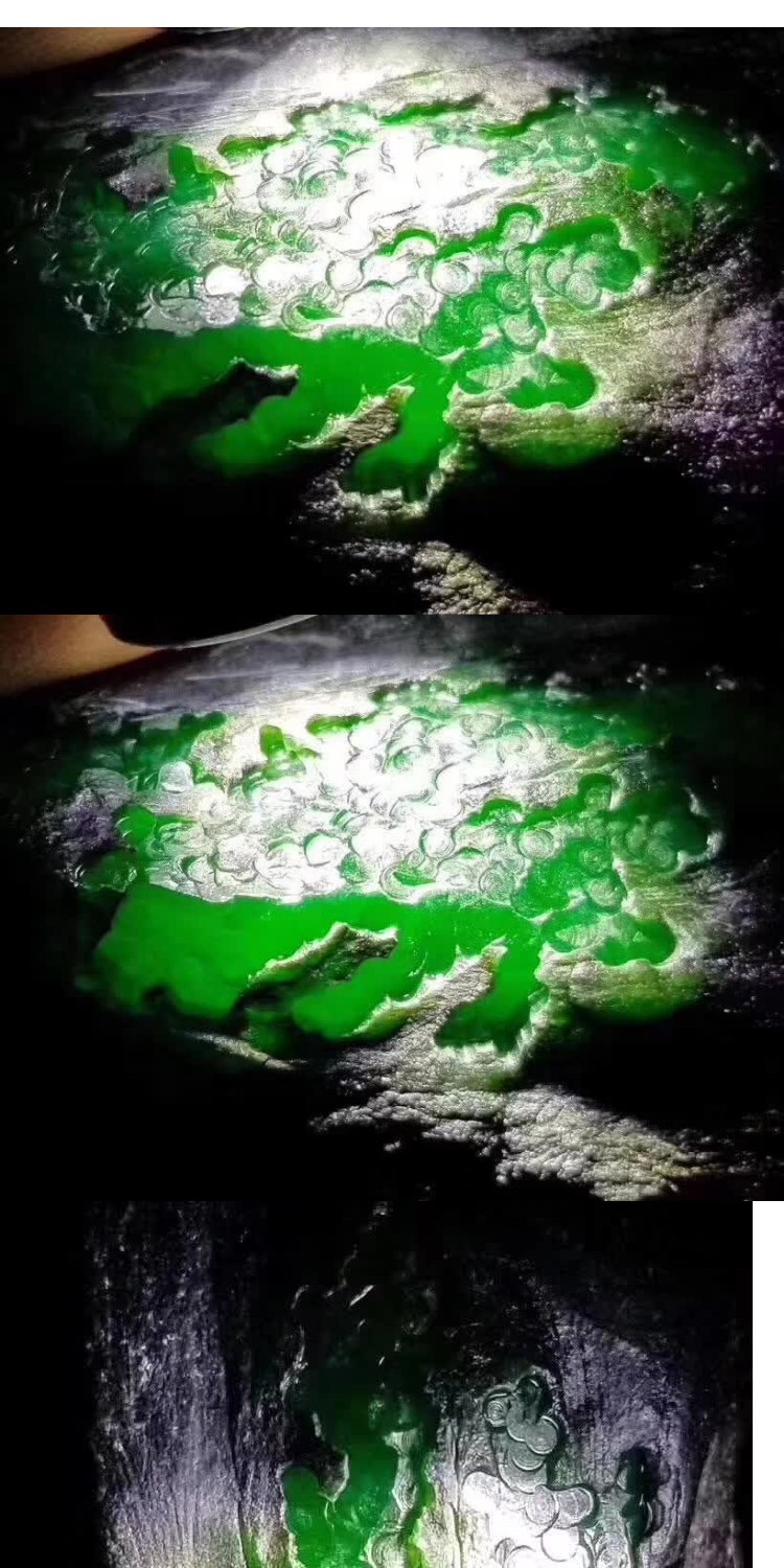 Trăng lưỡi liềm Đá Emerald Taobao Phòng khách Burma Jade Mông Cổ Vòng đeo tay trang trí bán đá sáng - Trang trí nội thất đồ dcor phòng ngủ