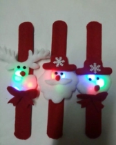 Christmas pop circle Christmas decorations Bracelet Ring Santa Claus Snowman Christmas Pen Children Glasses gift
