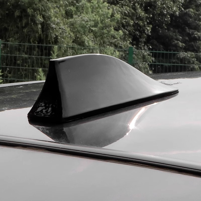 Car Antenna Modification Accessories, Radio Signal Shark Fin Special Roof Spoiler Decorative Antenna Modification, No Drilling Required